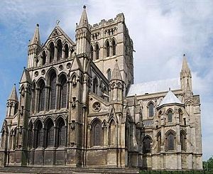 St John the Baptist Cathedral, built on the site of Norwich Gaol: Wikipedia