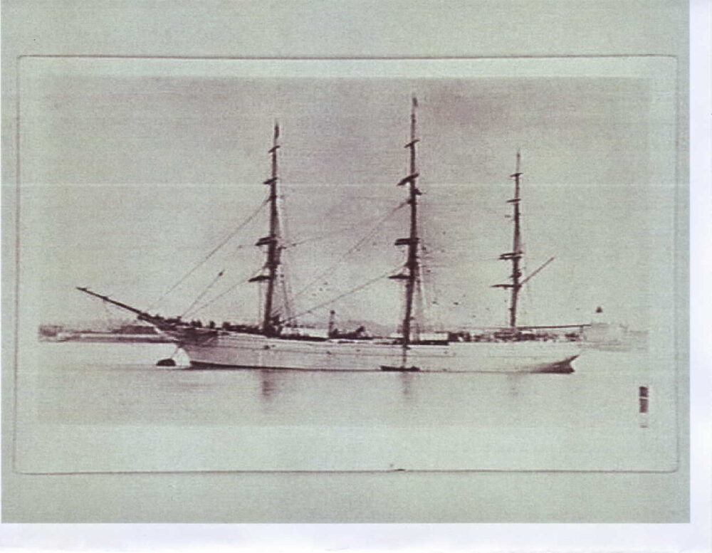 Clipper cargo ship on which Thomas Duckett Jnr. sailed to Melbourne. 