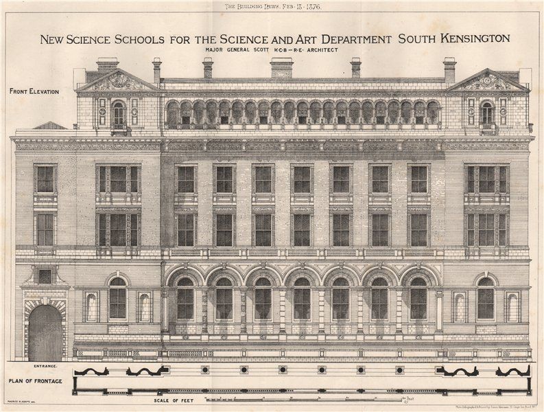 New Science Schools for Science and Art Department South Kensington