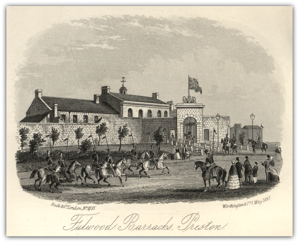 Fulwood Barracks: Rock and Co. London 1855: Preston Digital Archive 