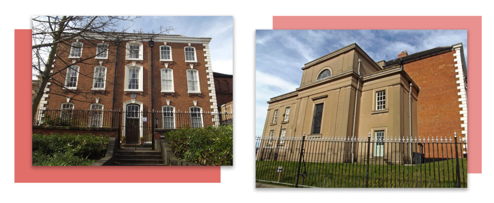 St Peter and St Paul Church forms an integral unit with Giffard House. The Sacred Heart Chapel was built in 1901 as a memorial to Canon George Duckett. http://www.historywebsite.co.uk/listed/giffardhouse.htm